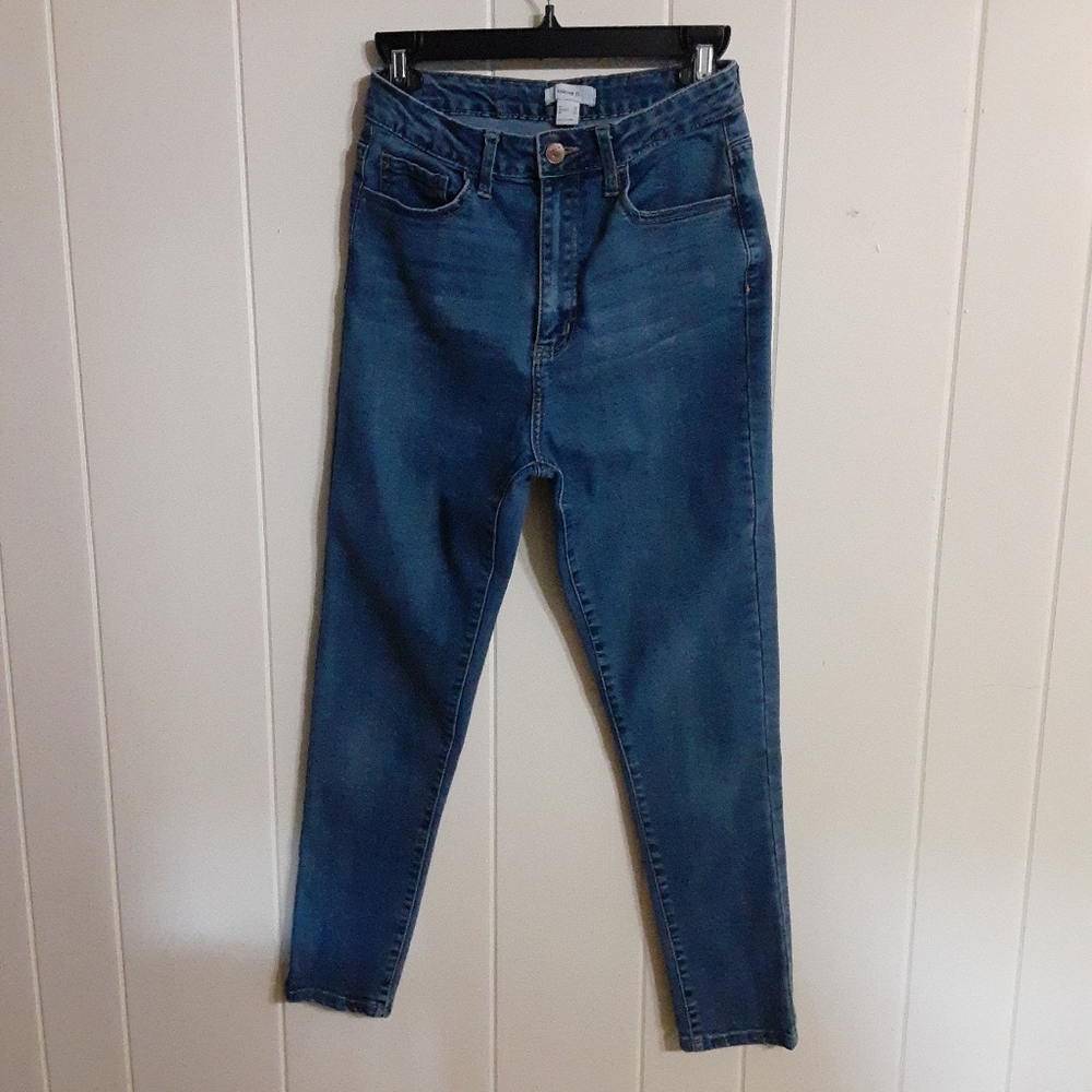 Forever 21 jeans womens / juniors size 27  high rise skinny ankle Stretch